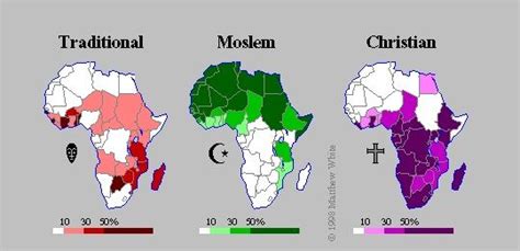 Преобладающие религии в странах Африки История африки Религия Африка