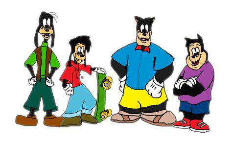 Goofy And Max And Pete And Pj A Goofy Movie A Goofy Movie Fan Art