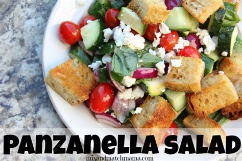 Panzanella Salad Recipe Mix And Match Mama