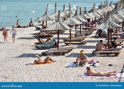 Costinesti Beach Romania Editorial Stock Photo Image Of Nature