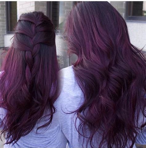 Violet Burgundy Hair Burgendy Hair Hair Color Plum Plum Hair Violet