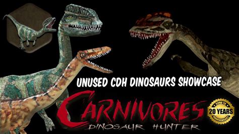 All Unused Carnivores Dinosaur Hunter Creatures Animation Showcase