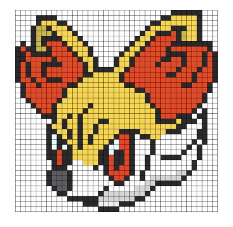 All your favorite pokemon in one place from the first to the eighth generation. Pokemon Battle Trozei Fennekin Perler Bead Pattern - Pixel ...