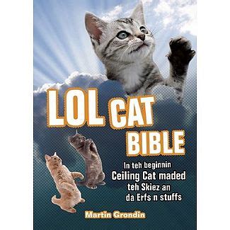 Its use in this way is known as lolspeak or kitty pidgin. The Bible: Lego, LOLCat and Zombie versions ...