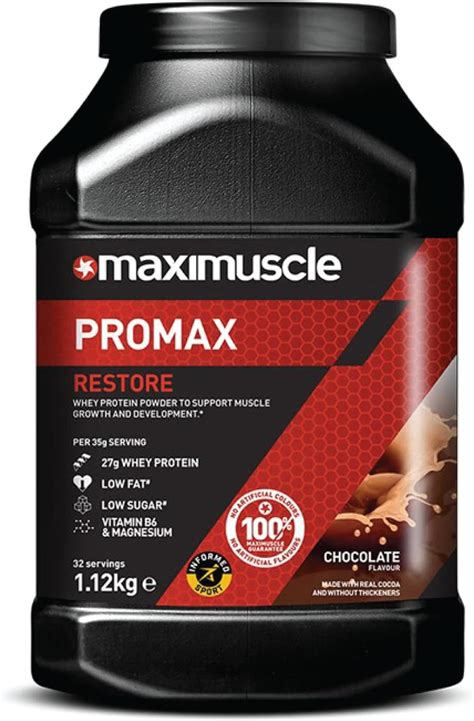 Maximuscle Promax Powder Restore Whey Concentrate Protein Powder For