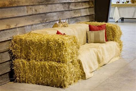 From a little distance they look real but not quite like actual hay bales up close. Hay Bale Couch Farrar Hill Farms www.farrarhillfarms.com ...