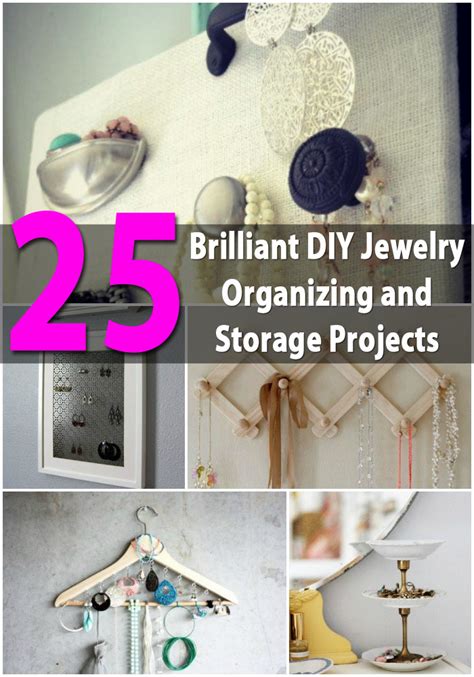 25 Brilliant Diy Jewelry Organizing And Storage Projects Diy And Crafts