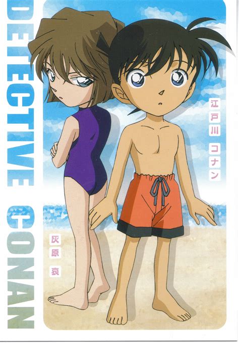 Download Detective Conan Conan And Ai 2368x3456 Minitokyo