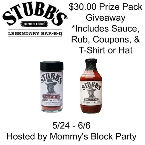 Remember Stubbs Bbq This Memorial Day Review Prize Pack Giveaway Bbq Bar B Q Soy Sauce