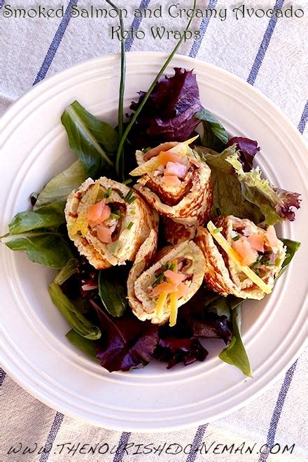 I got plenty of constructive feedback on another appetiser i tried out and am. Smoked Salmon and Creamy Avocado Keto Wraps - The Nourished Caveman