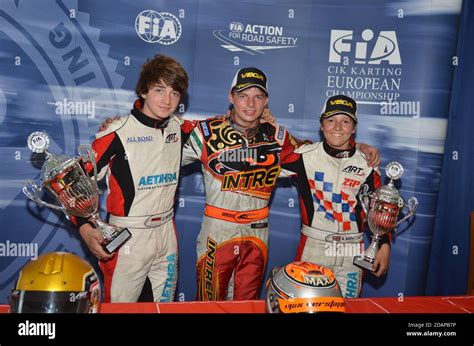 Max Verstappens International Karting Career Sharing The Podium With