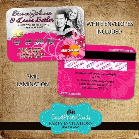 Create a custom card design for your visa® debit and rewards visa credit card to reflect your personality. Pink Butterfly Wedding Invitations - Credit Card Style | Butterfly wedding invitations, Wedding ...