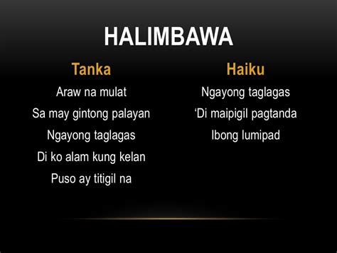 Tanaga Halimbawa Ng Haiku Tungkol Sa Kalikasan Maikling Kwentong Images And Photos Finder