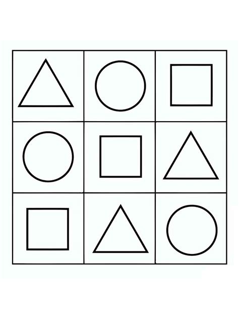 Coloring Page Simple Shapes / Simple Animal Shapes - Coloring Home
