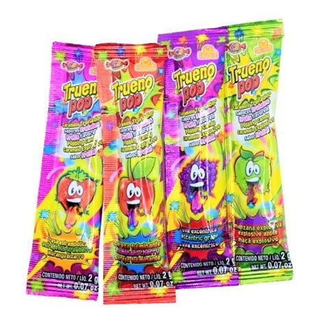 Caramelo Trueno Pop Truena En Tu Boca Caja Caja De 50 Piezas Zenmartmx