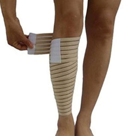 Elastic Calf Shin Compression Bandage Brace Thigh Leg Wraps Support