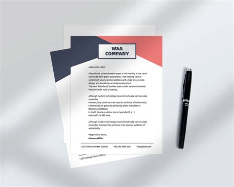 A letterhead, or letterheaded paper, is the heading at the top of a sheet of letter paper. Letterhead Of Aplication / Letter Template Word Free Cover ...