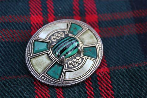 A Lovely 1970s Celtic Brooch Scarfshawl Pin From Miracle This And