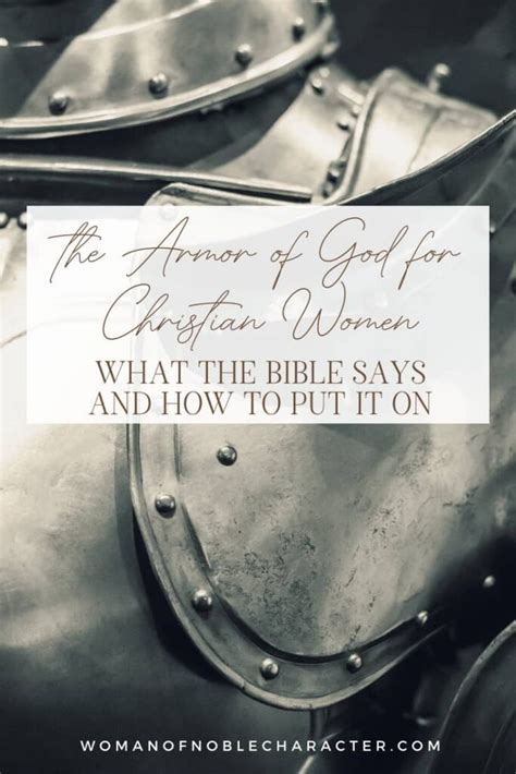 Putting On The Armor Of God For Christian Women What It Means