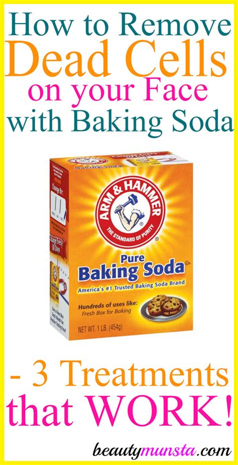 How To Remove Dead Cells From Your Face With Baking Soda Beautymunsta