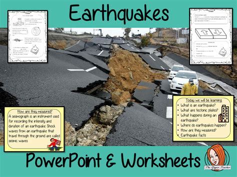 Earthquakes Powerpoint And Worksheets Teaching Resources