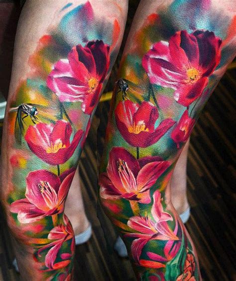 Flower Tattoo Realism Wiki Tattoo