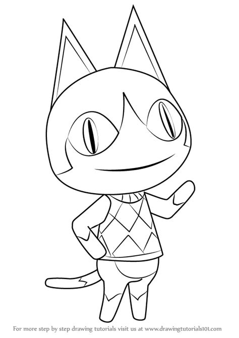 Animalcrossing Cat Coloring Pages