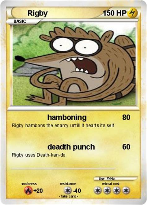 Pokémon Rigby 173 173 Hamboning My Pokemon Card
