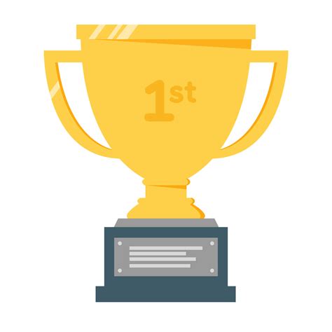 First Place Trophy Clipart First Place Png Transparent Cartoon Images