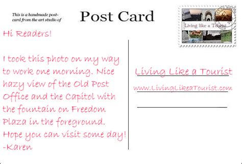 How To Fill Out Postcard