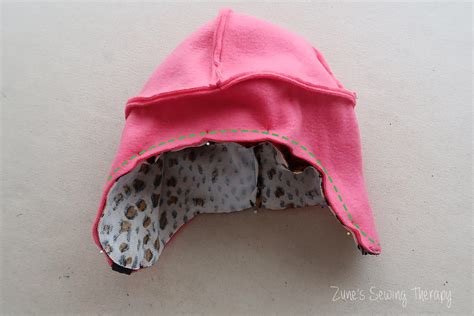 Diy Ear Flap Hat Free Pattern And Tutorial Zunes Sewing Therapy