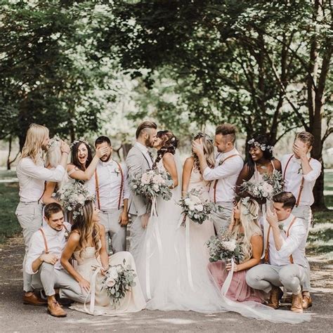 20 Must Have Wedding Photo Ideas With Bridesmaids And Groomsmen Page 2 Of 2 Deer Pearl Flowers