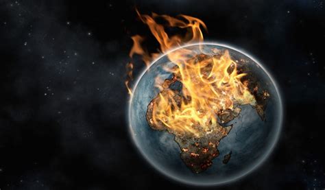 Planet Burning 1024 X 600 Widescreen Wallpaper