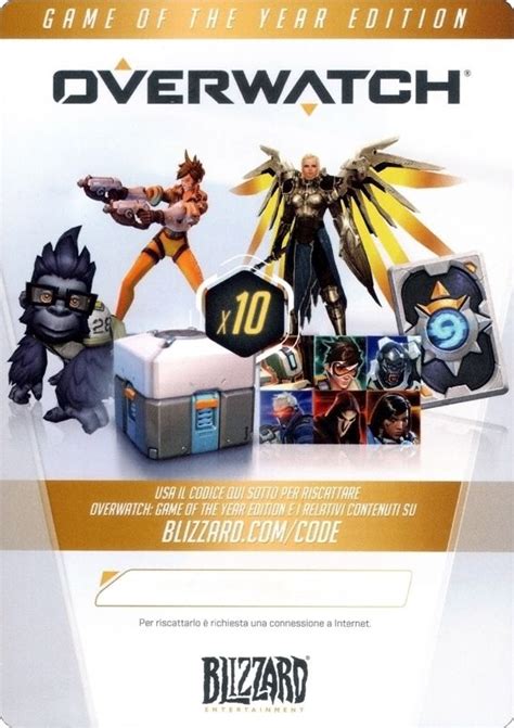 Overwatch Game Of The Year Edition Cover Or Packaging Material Mobygames