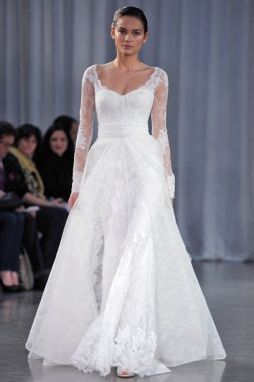 Monique Lhuillier Fw13 Dress 11 Martha Stewart Weddings Wedding
