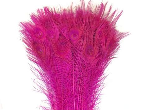 Wholesale 30 35inch80 90cm Hot Pink Peacock Feathers For Wedding Decor