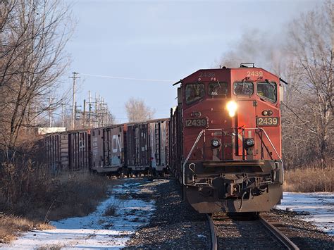 Cn Mount Clemens Subdivision Big Power For The Local Railroadfan