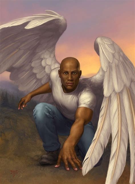 Trista Elwell Angel Art Black Art Pictures Male Angel