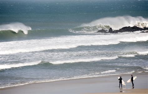 Porthmeor Surfers St Ives Cornwall Guide Images