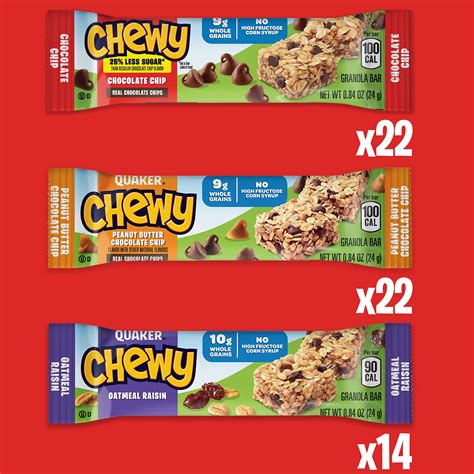 Quaker Chewy Granola Bars Flavor Variety Pack Pack Buy Online
