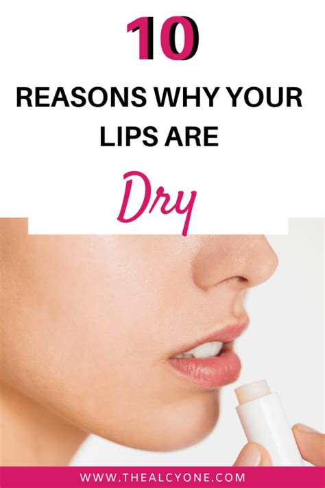 10 Reasons Why Your Lips Are Dry And How To Fix It The Alcyone
