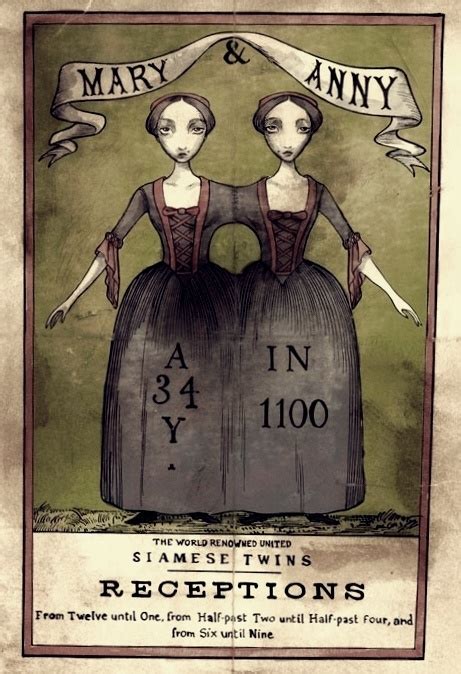 Untitled Vintage Circus Posters Siamese Twins