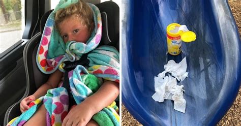 Mom Posts Hilarious Recount Of Poop Slide Accident With Her Daughter