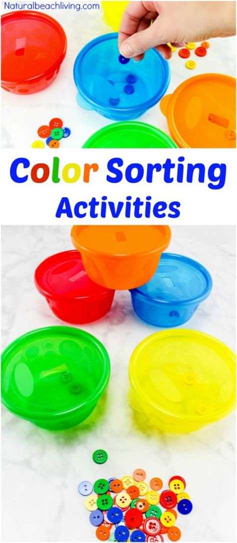Easy Color Sorting Activities For Preschoolers And Toddlers