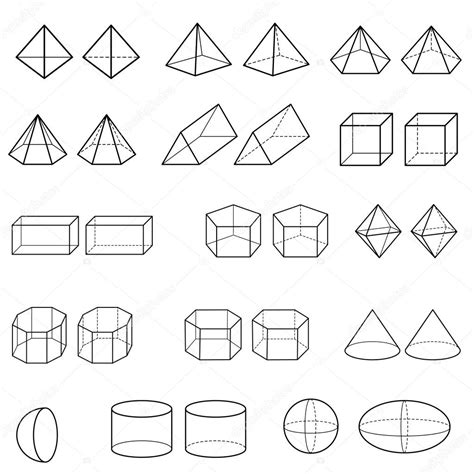 3d Geometric Shapes Vector Stock Vector Image By ©attaphongw 64279917
