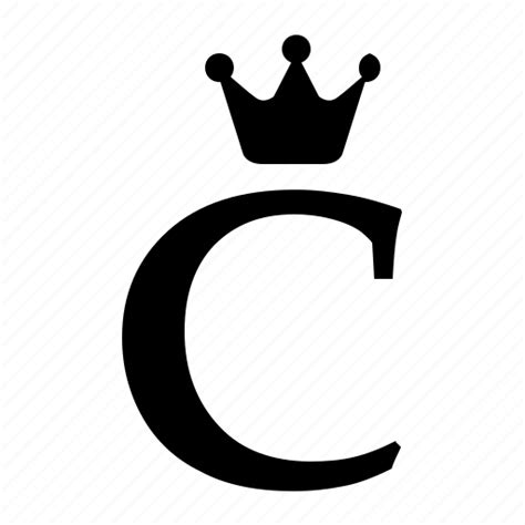 Alphabet C Crown English Letter Royal Icon Download