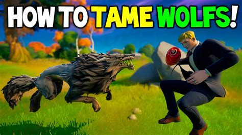 How To Tame A Wolf In Fortnite Season 6 Fastest Way Youtube