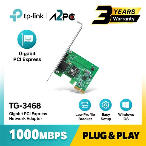 Tp Link Lan Card Network Card Gigabit Pci Express Network Adapter Tg