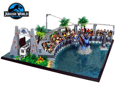 Lego jurassic world leans into parody by reenacting the jurassic park films with a cast of legos, leading to a plot: Jurassic World | Amazing lego creations, Cool lego, Lego ...
