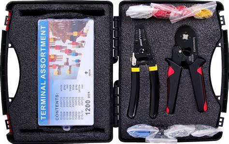 Buy Knoweasy Wire Terminals Crimper Kit 22 10 Awg Ratcheting Crimper